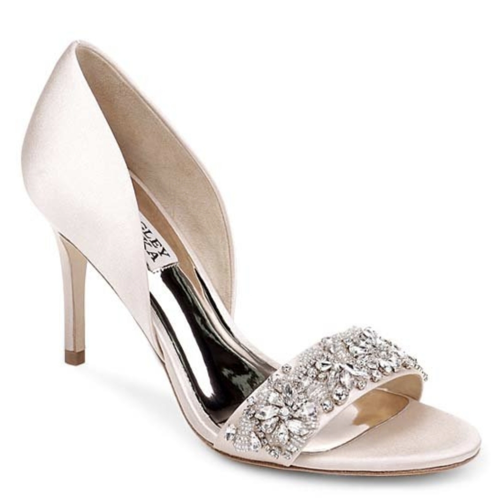 Badgley Mischka Ivy Crystal Heels